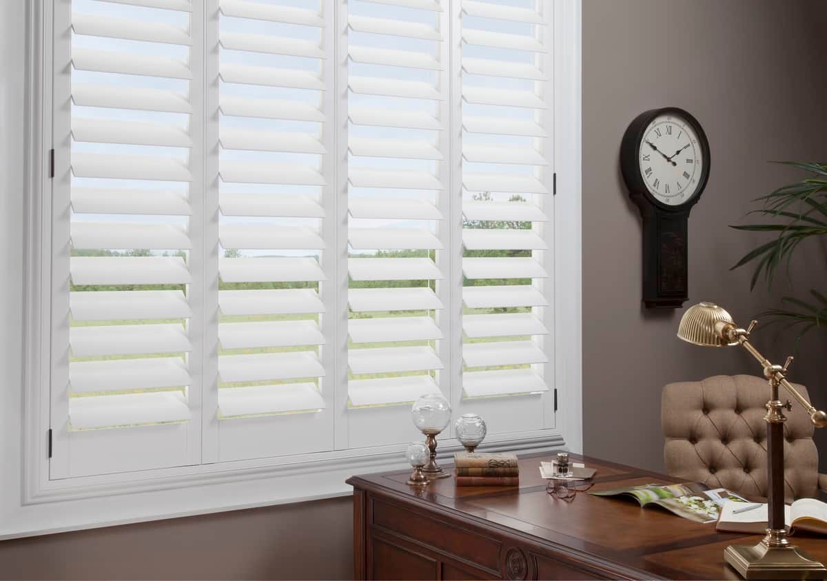 NewStyle® Hybrid Shutters La Quinta, California (CA) indoor shutters balance design through light, color, and texture